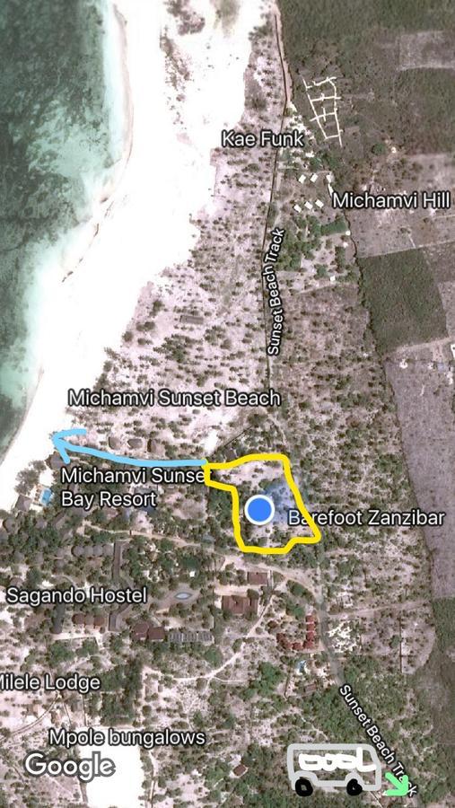 Barefoot Zanzibar Hotel Michamvi Kae Exterior photo